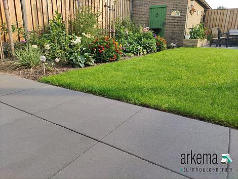 Patio square 60x60x4 cm black