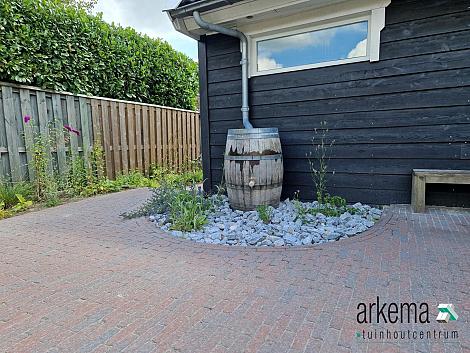 Stonique trommel waalformaat 7 cm oud emmen