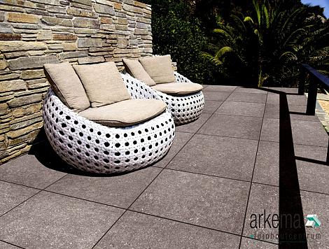 GeoCeramica® 80x80x4 BB Stone Dark Grey