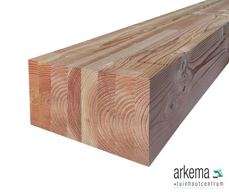 Balken douglas gelamineerd 200x320x6500mm onbehandeld, gedroogd en geschaafd