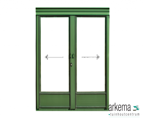 Euro Serre dubbele deur 140x163cm
