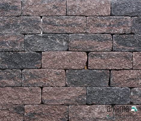 Roccia getrommeld 30x12x12cm Bruin/Zwart