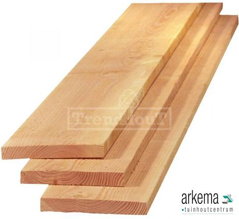 Planken douglas 22x150x4000mm vers fijnbezaagd