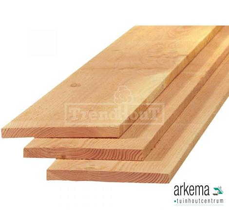 Planken douglas 22x250x4000mm vers fijnbezaagd