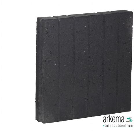 PALISSADEBAND VIERKANT ZWART 8X50X50CM