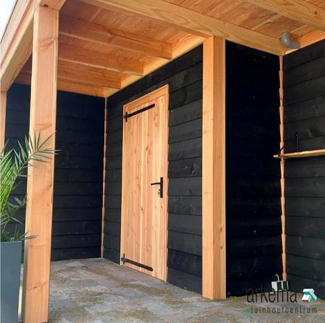 Opgeklampte deur enkel 880x1950 + kozijn 1015x2020mm  (zonder hang- en sluitwerk)
