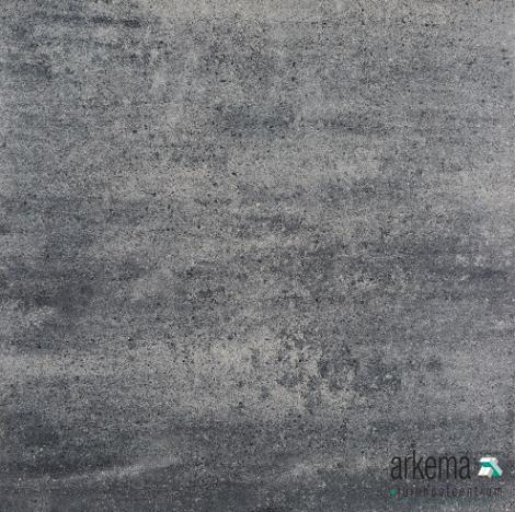 H2O square 60x60x5 cm nero/grey