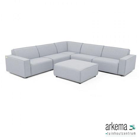 Icon loungeset 8-zits hoek + hocker (links) Mouse Grey