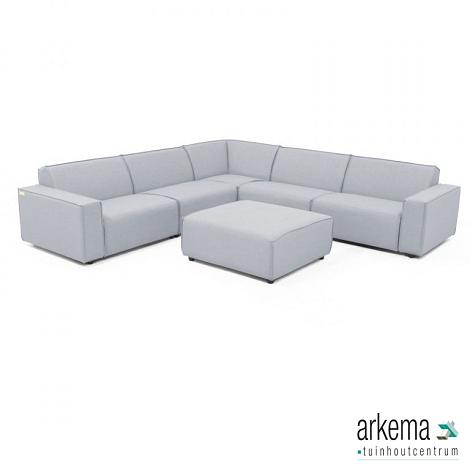 Icon loungeset 8-zits hoek + hocker (rechts) Mouse Grey