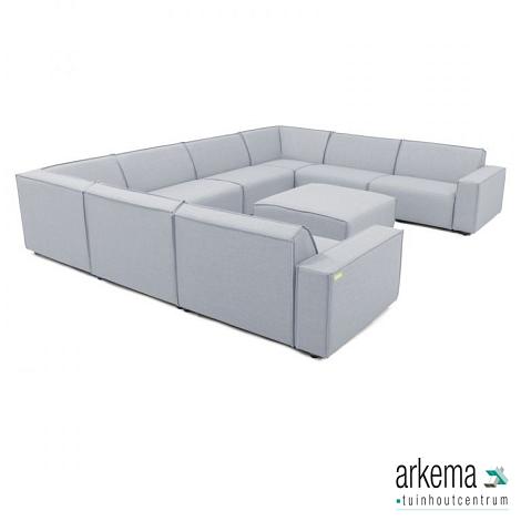 Icon loungeset U-zits + hocker Mouse Grey