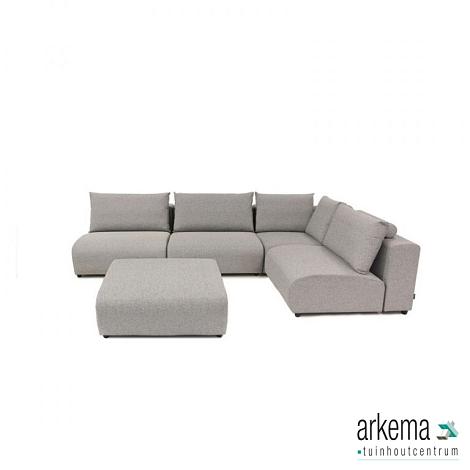 Luxury loungeset corner 230x340 + hocker Light Taupe