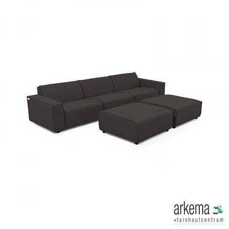 Icon loungeset 6-zits + 2 hockers div. kleuren