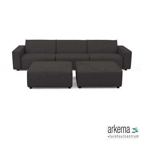 Icon loungeset 6-zits + 2 hockers div. kleuren