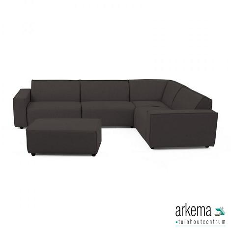 Icon Loungeset 6-zits hoek + hocker small (rechts) div. kleuren