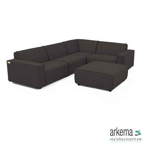 Icon loungeset 6-zits hoek + hocker (rechts) div. kleuren