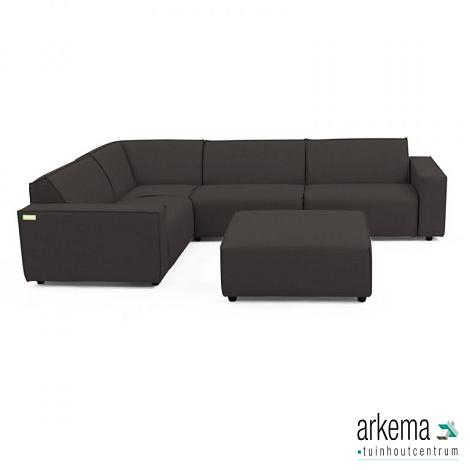 Icon loungeset 6-zits hoek + hocker (links) div. kleuren