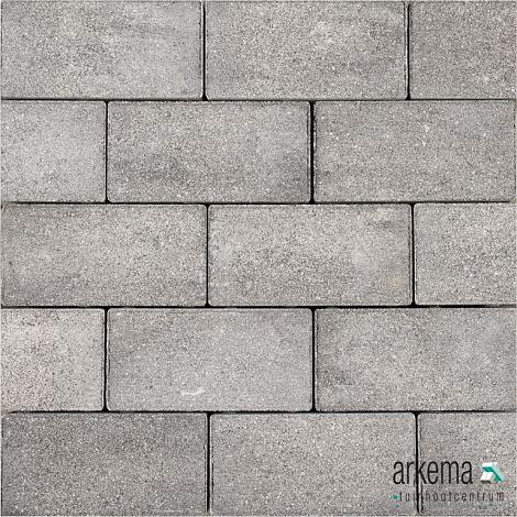 Sierbetonklinker Keiformaat Grijs/Zwart 10 x 20 x 6