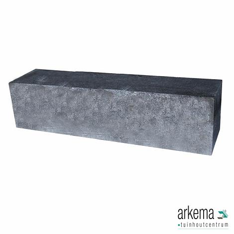 Palissade Block Grijs/ zwart  60 x 15 x 15