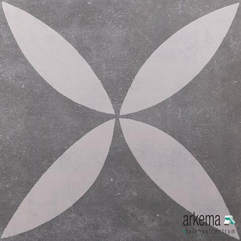 Stavelot DecoroFlower Antra/Grey 100/100
