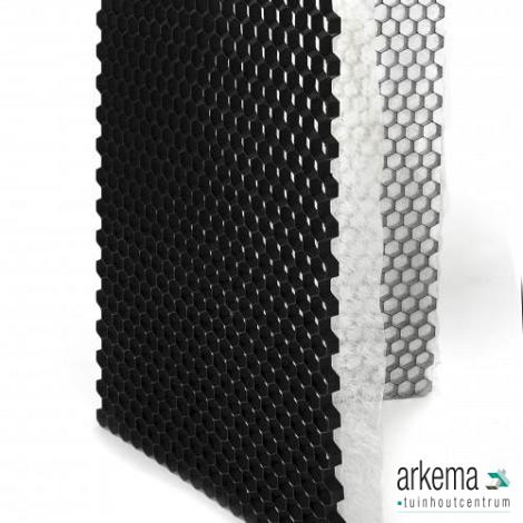 ExcluGravel HDPE grindplaat 160x120x3 cm Geotextiel Zwart
