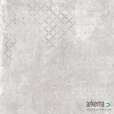 GeoCeramica® topplaat 60x60x1 Forma Grigio décor