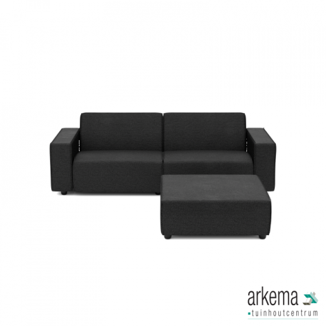 Icon deluxe loungeset 3-zits + hocker Anthracite