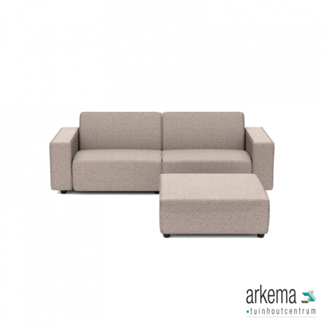 Icon deluxe loungeset 3-zits + hocker Light Taupe