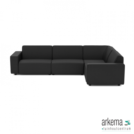 uni loungeset 6-zits hoek (rechts) Wicked Black