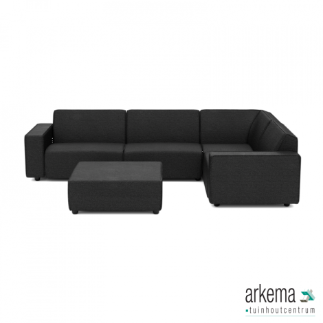Icon deluxe loungeset 6-zits hoek + hocker (rechts) Anthracite