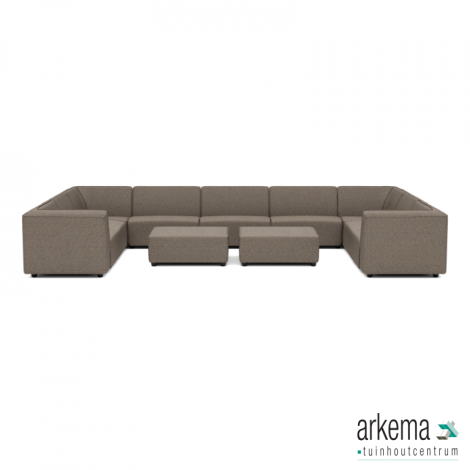Chill loungeset U-zits large + 2 hockers Charcoal