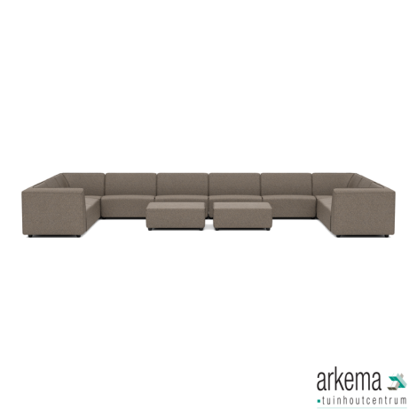 Chill loungeset U-zits extra large + 2 hockers Charcoal