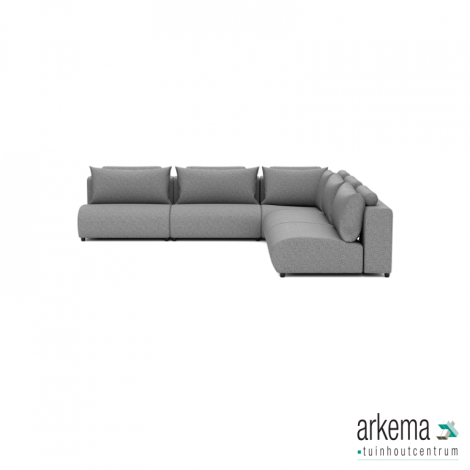 Luxury loungeset corner 340x340 Steel (rechts)