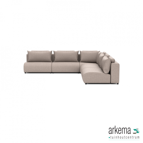 Luxury loungeset corner 340x340 Light Taupe (rechts)
