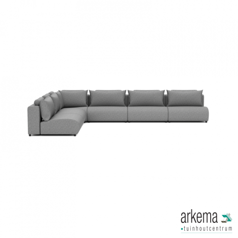 Luxury loungeset corner 450x340 Steel (links)
