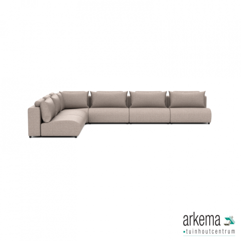 Luxury loungeset corner 450x340 Light Taupe (links)