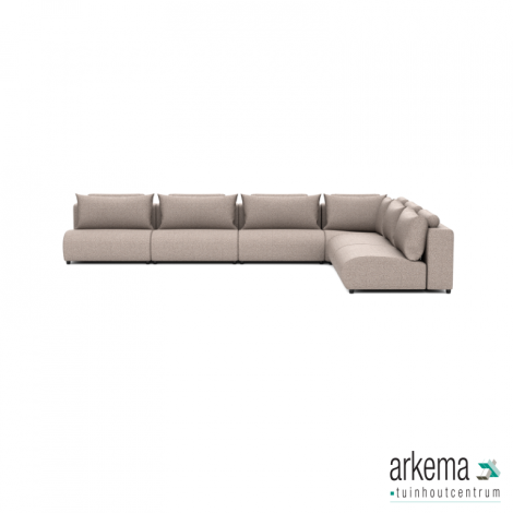 Luxury loungeset corner 450x340 Light Taupe (rechts)