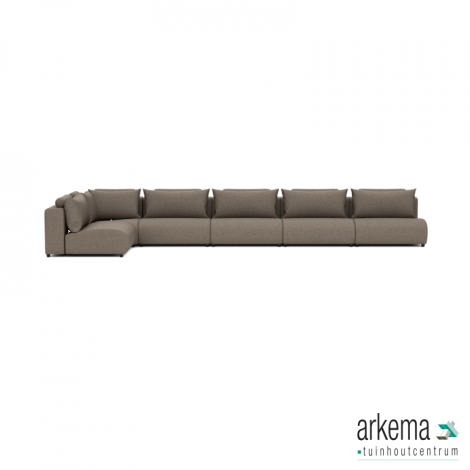 Luxury loungeset corner 560x230 Charcoal (links)
