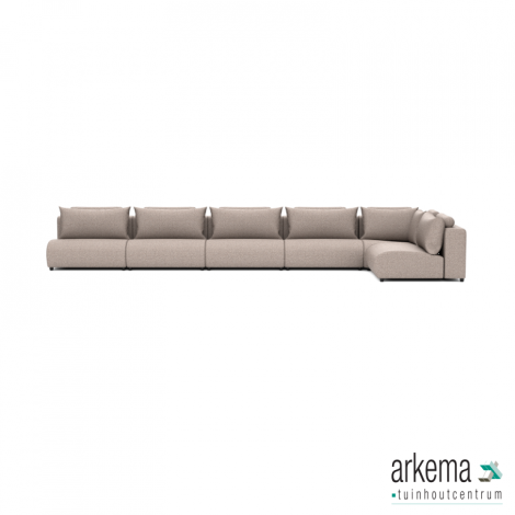 Luxury loungeset corner 560x230 Light Taupe (rechts)