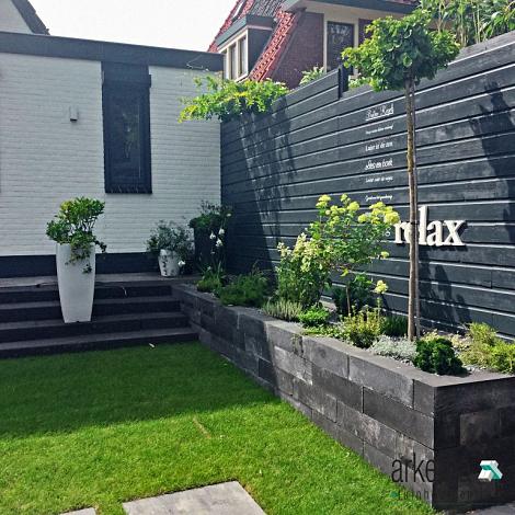 *HF* LINEA BLOCK BLACK 15X15X45CM