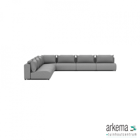 Luxury loungeset corner 450x450 Steel (links)