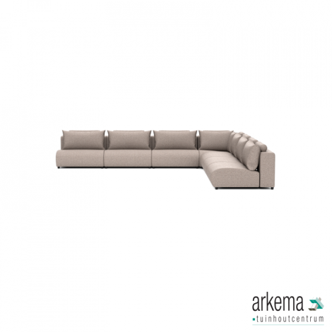 Luxury loungeset corner 450x450 Light Taupe (rechts)