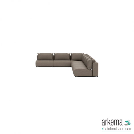 Luxury loungeset corner 340x560 Charcoal (rechts)