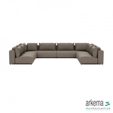 Luxury loungeset u-sofa 340x460x340 Charcoal