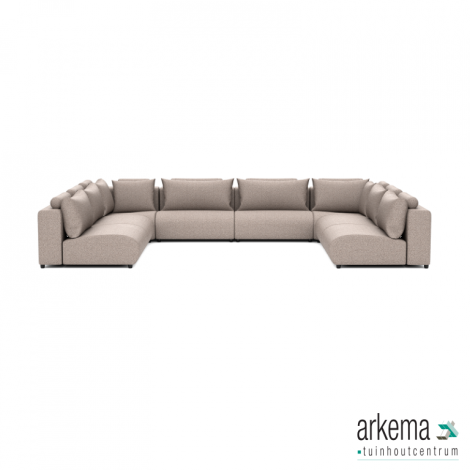 Luxury loungeset u-sofa 340x460x340 Light Taupe