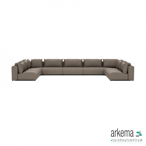 Luxury loungeset u-sofa 340x570x340 Charcoal