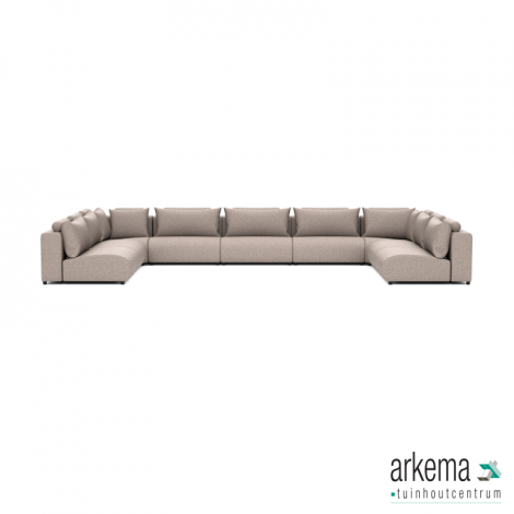 Luxury loungeset u-sofa 340x570x340 Light Taupe