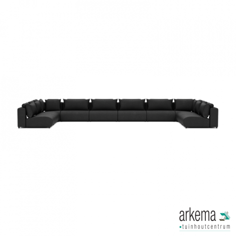Luxury loungeset u-sofa 340x680x340 Anthracite