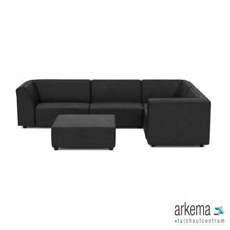 Chill loungeset 6-zits hoek + hocker (rechts) Anthracite
