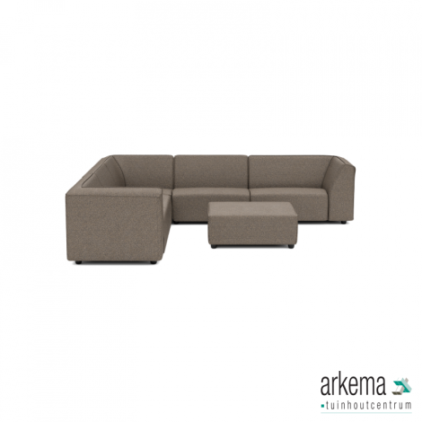 Chill loungeset 8-zits hoek + hocker (links) Charcoal