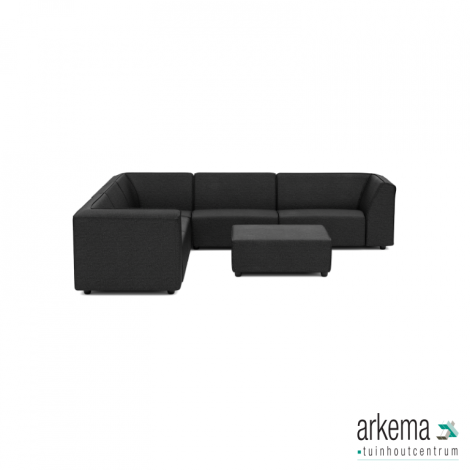 Chill loungeset 8-zits hoek + hocker (links) Anthracite